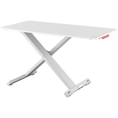 Leitz Ergo Cosy Adjustable Ergonomic Portable Laptop Standing Desk Converter 700 X 350mm For Home Office In Grey - image 1