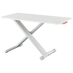 Leitz Ergo Cosy Adjustable Ergonomic Portable Laptop Standing Desk Converter 700 X 350mm For Home Office In Grey - thumbnail 1