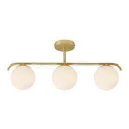 Nordlux Grant Glass Ceiling Light Hand Blown Glass Brass,mains - thumbnail 2