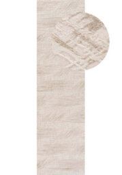 The Rugs Carmel Cream/beige Abstract Area Rug And Runner Non Shedding, Stain Resistant, Soft - thumbnail 9