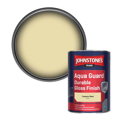 Johnstone's Trade Wood & Metal Aqua Guard Durable Gloss Paint Treasure Chest (Ppg1108-3) 1L - image 1