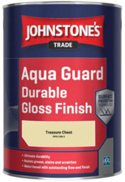 Johnstone's Trade Wood & Metal Aqua Guard Durable Gloss Paint Treasure Chest (Ppg1108-3) 1L - thumbnail 2