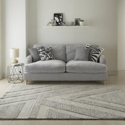 Melrose New Zealand Wool Geometric Design Medium Indoor Area Rug 120/170Cm - thumbnail 1