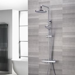 Aqualisa Sierra Chrome Effect Rear Fed Mixer Shower With 2 Heads & 1500M Hose Length - thumbnail 7