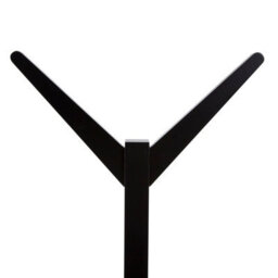 Hampton Black Wooden Freestanding Hat And Coat Stand, Rack, Tree With 8 Hooks - thumbnail 5