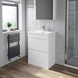 Affine Bathroom Suite 1500mm Freestanding Bath Toilet Wc Basin Vanity Unit - thumbnail 4