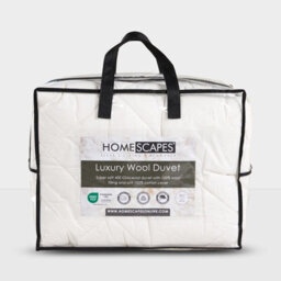 Homescapes Premium Heavy Wool Duvet - Warm & Washable - King - thumbnail 1