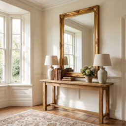 Home Luxe Interiors Large Gold Vintage Wall Mirror Ornate Carved Full Length  158X78Cm - thumbnail 4