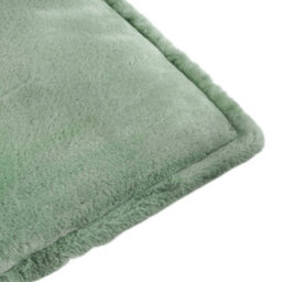 furn. Furn Kallu Faux Fur Cushion Cover, Frost Green, 55 X 55Cm - thumbnail 3