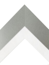Frames By Post Metro Light Grey Frame With White Mount For Image Size A3 - thumbnail 3
