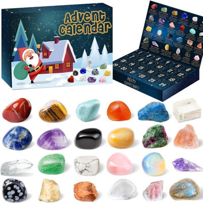 Mineral Gem Advent Calendar - 24 Days Countdown, Crystals, Children's Christmas Gift - image 1
