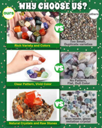 Mineral Gem Advent Calendar - 24 Days Countdown, Crystals, Children's Christmas Gift - thumbnail 3