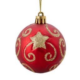 Living And Home 30-Piece Set Of 6Cm Painted Christmas Balls Gift Box Christmas Tree Decorations - thumbnail 5