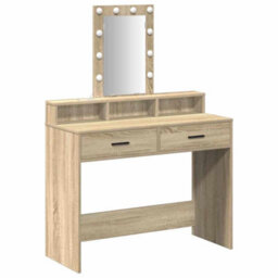 Walplus Dressing Table Brown 100 X 41 X 140 Cm Engineered Wood - thumbnail 2