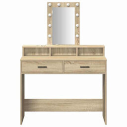 Walplus Dressing Table Brown 100 X 41 X 140 Cm Engineered Wood - thumbnail 5