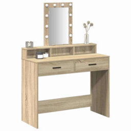 Walplus Dressing Table Brown 100 X 41 X 140 Cm Engineered Wood - thumbnail 3