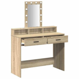 Walplus Dressing Table Brown 100 X 41 X 140 Cm Engineered Wood - thumbnail 4