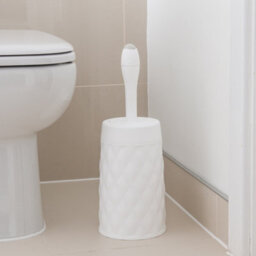 Addis Diamond Collection Toilet Brush - White 518181 - thumbnail 2