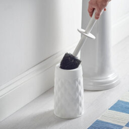 Addis Diamond Collection Toilet Brush - White 518181 - thumbnail 3