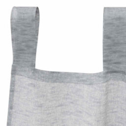 Berkfield Curtains With Curtains 2 Pcs Dark Gray Polyester - thumbnail 4