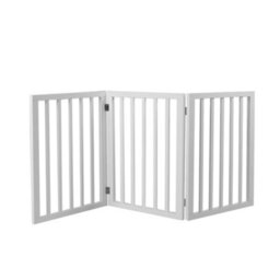 Skylos Pet Gate Wooden Dog Fence Baby Safety Barrier Indoor Stairway Doorway - thumbnail 2