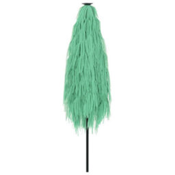 Berkfield Garden Parasol With Steel Pole Green 388X388X248 Cm - thumbnail 6