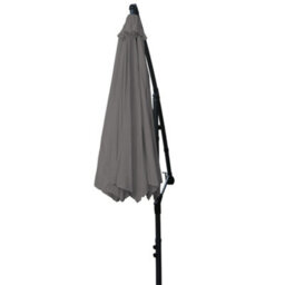 Sundaze Grey 3M Garden Banana Parasol Cantilever Umbrella Hanging Patio, Base & Weather Protective Cover - thumbnail 5