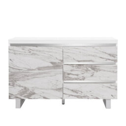 Furniture in Fashion Filo Sydney Small Sideboard With 1 Door 3 Drawer In White - thumbnail 6