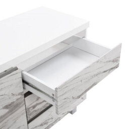 Furniture in Fashion Filo Sydney Small Sideboard With 1 Door 3 Drawer In White - thumbnail 9