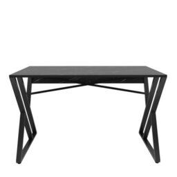 Decorotika Gyza Study And Writing Desk Black Marble Effect Black - thumbnail 4
