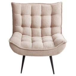 Beliani  Armchair Alvesta Boucle Beige - thumbnail 5