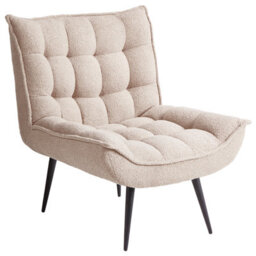 Beliani  Armchair Alvesta Boucle Beige - thumbnail 4