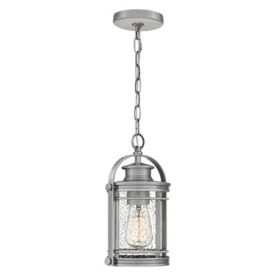 Luminosa Lighting Luminosa Quoizel Booker Outdoor Pendant Ceiling Light Industrial Aluminium, Ip44 - image 1