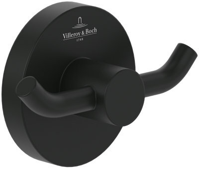 Villeroy & Boch Elements - Tender Double Robe Hook In Matt Black - image 1