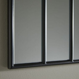 The Online Mirror Shop Overmantle Mirror Charleston Handcrafted Rectangular Shape With Black Frame Hung Above A Fireplace,dressing Table- H 80Cmxw 120Cm - thumbnail 3