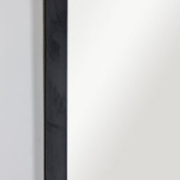Melody Maison Large Framed Black Arched Mirror - 100Cm X 60Cm - thumbnail 3