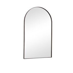 Melody Maison Large Framed Black Arched Mirror - 100Cm X 60Cm - thumbnail 6