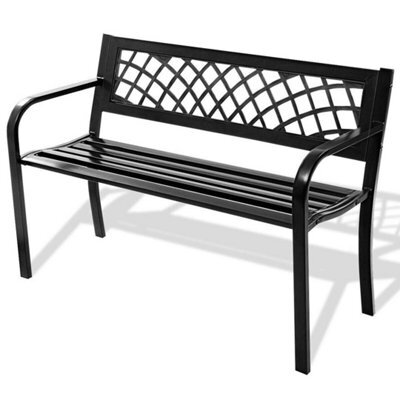 2 Seater Patio Garden Bench Outdoor Elegent Loveseat - image 1
