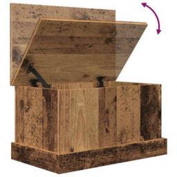 Berkfield Storage Box Old Wood 30X50X28 Cm Engineered Wood - thumbnail 9