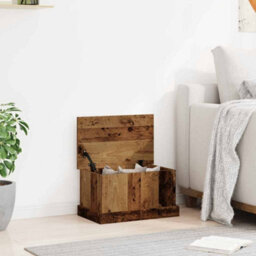 Berkfield Storage Box Old Wood 30X50X28 Cm Engineered Wood - thumbnail 3