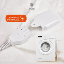 Warmer Wärmer Diamond Lattice Tie Down Electric Heated Blanket - Single - thumbnail 7