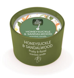 Pack Of 5 Pan Aroma Glass Jar Scented Candles - Lemongrass, Lime Ginger, Jasmine, Sandalwood, Salted Caramel - thumbnail 4