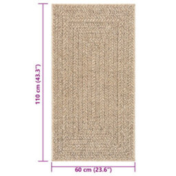 Walplus Rug Zizur 60X110 Cm Jute Look Indoor And Outdoor - thumbnail 8