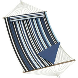 2 Person Hammock Double Quilted Fabric Hammock With Spreader Bar