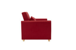 Bravich Dahlia Red 2 Seater Pull Out Sofa Bed - Convertible Sleeper Sofa - thumbnail 9