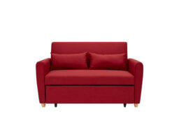 Bravich Dahlia Red 2 Seater Pull Out Sofa Bed - Convertible Sleeper Sofa - thumbnail 4