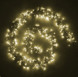 Best Artificial Warm White Connectable Led Indoor Outdoor Waterproof Cluster String Lights (480 Led's (10M), Low Voltage Plug) - thumbnail 1