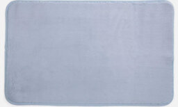 Erin Faux Fur Shower Bath Mat Bathroom Non-Slip Indoor Machine Washable 50 X 80Cm Blue - thumbnail 2