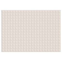 Vidaxl Weighted Blanket Light Cream 155X220 Cm 11 Kg Fabric Weighted Blankets - thumbnail 3