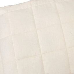 Vidaxl Weighted Blanket Light Cream 155X220 Cm 11 Kg Fabric Weighted Blankets - thumbnail 4